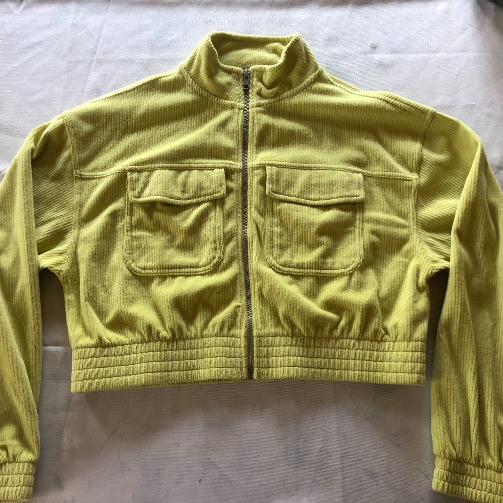 Aerie Groove On Velour Full Zip